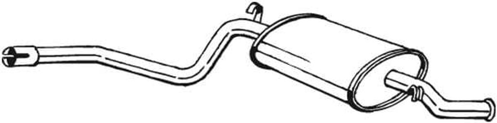 Bosal Endschalldämpfer 280-327
