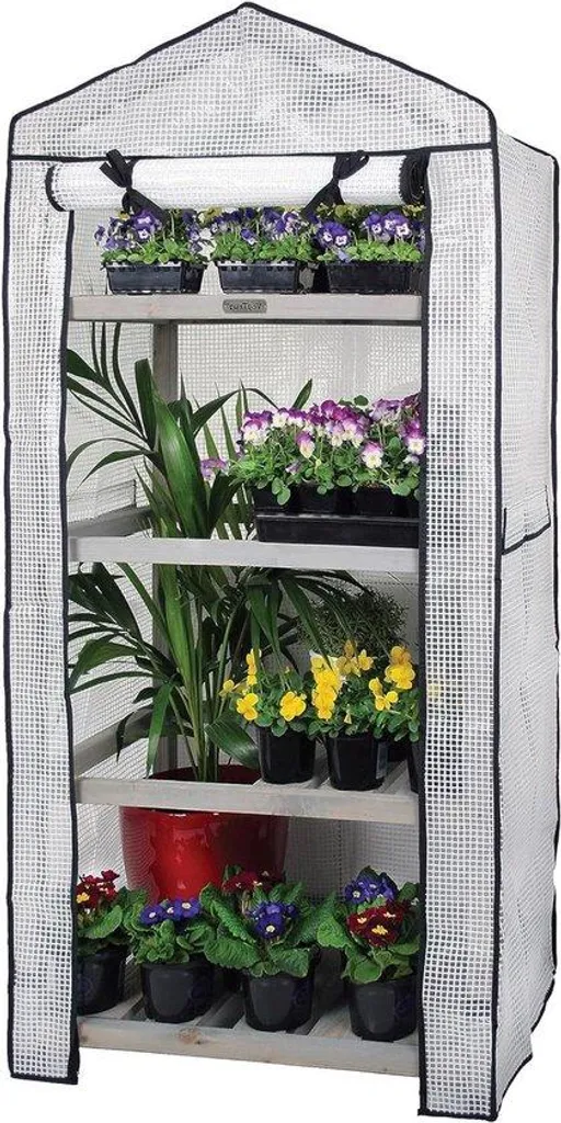 Housse de protection grise pour abri de jardin bois - Anti-moisissure