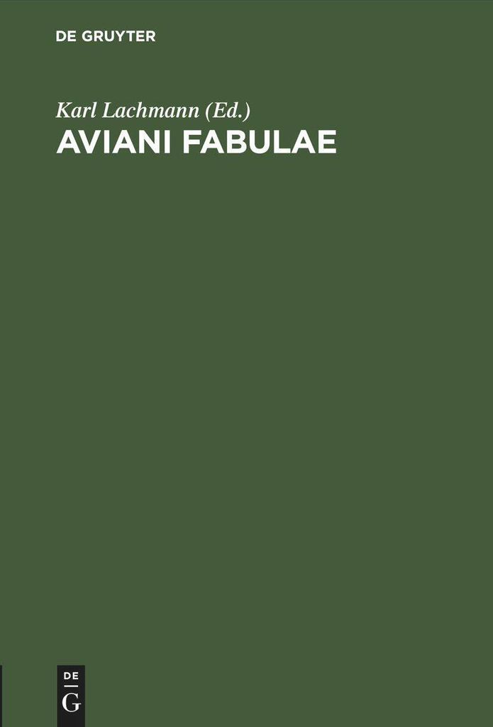 Aviani Fabulae
