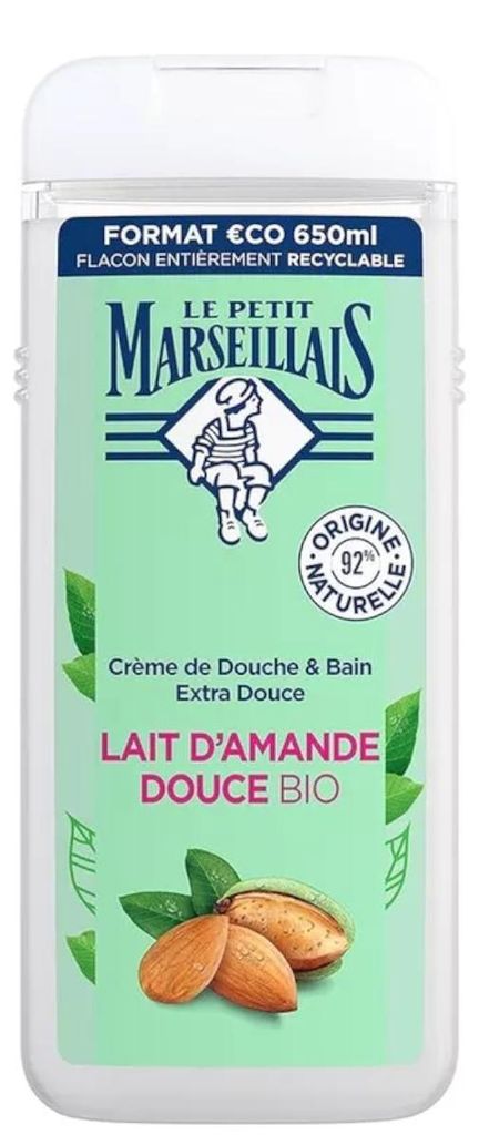 Le Petit Marseillais douchegel 400ml Amandelmelk