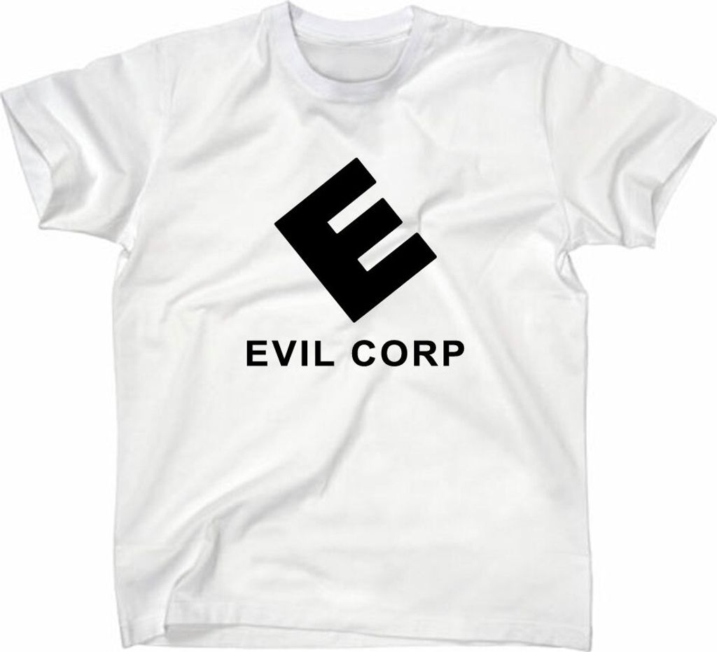 Styletex23 T-Shirt Evil Corp, Corporation , weiss, M