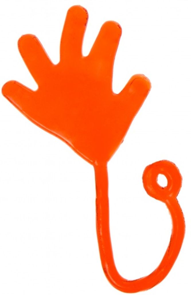 klebrig Sticky-hand 5 cm rot