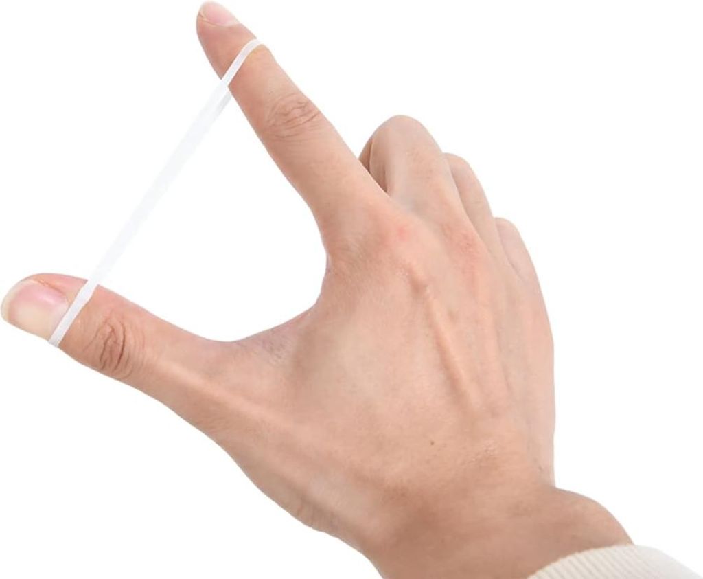 vidaXL Mähnengummis für Pferde 2500 Stk. Weiß Silikon