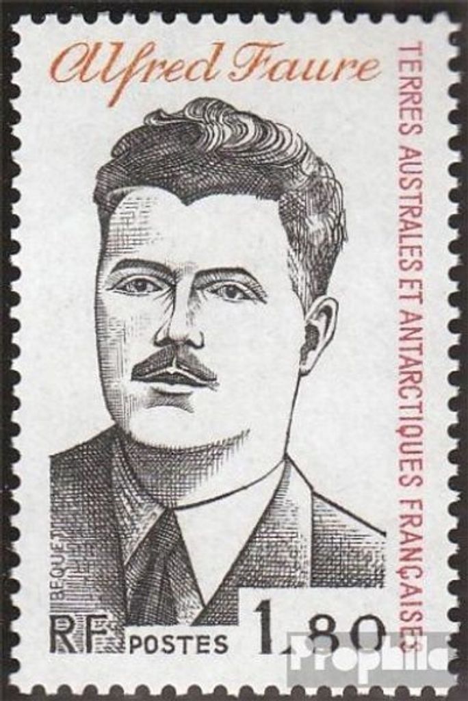 Briefmarken Französ. Gebiete Antarktis 1984 Mi 188 (kompl.Ausg.) postfrisch Alfred Faure