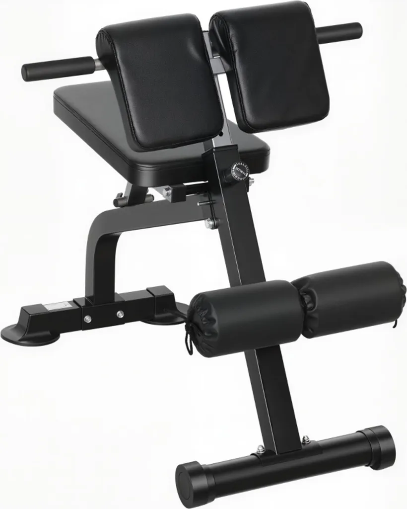 Banc de fitness stable en acier noir - Fini les secousses durant l'effort