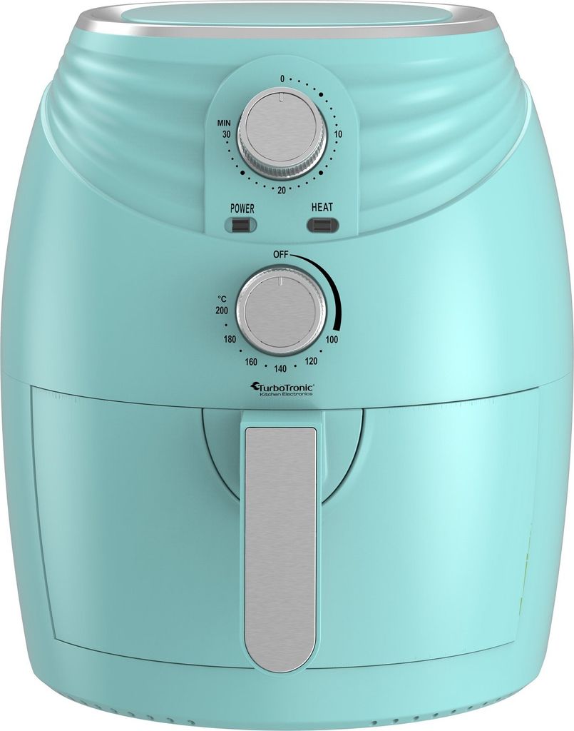 TurboTronic Heissluftfritteuse Retro, 3,5 Liter - AF11M - Heißluftfritteuse, Airfryer, Fritteuse ohne Fett / Öl, 90°C 210°C Heiß Luftfritteuse...