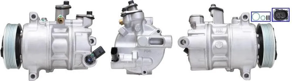 Compresseur de climatisation 5Q0816803 haute fiabilité Lucas ACP01099