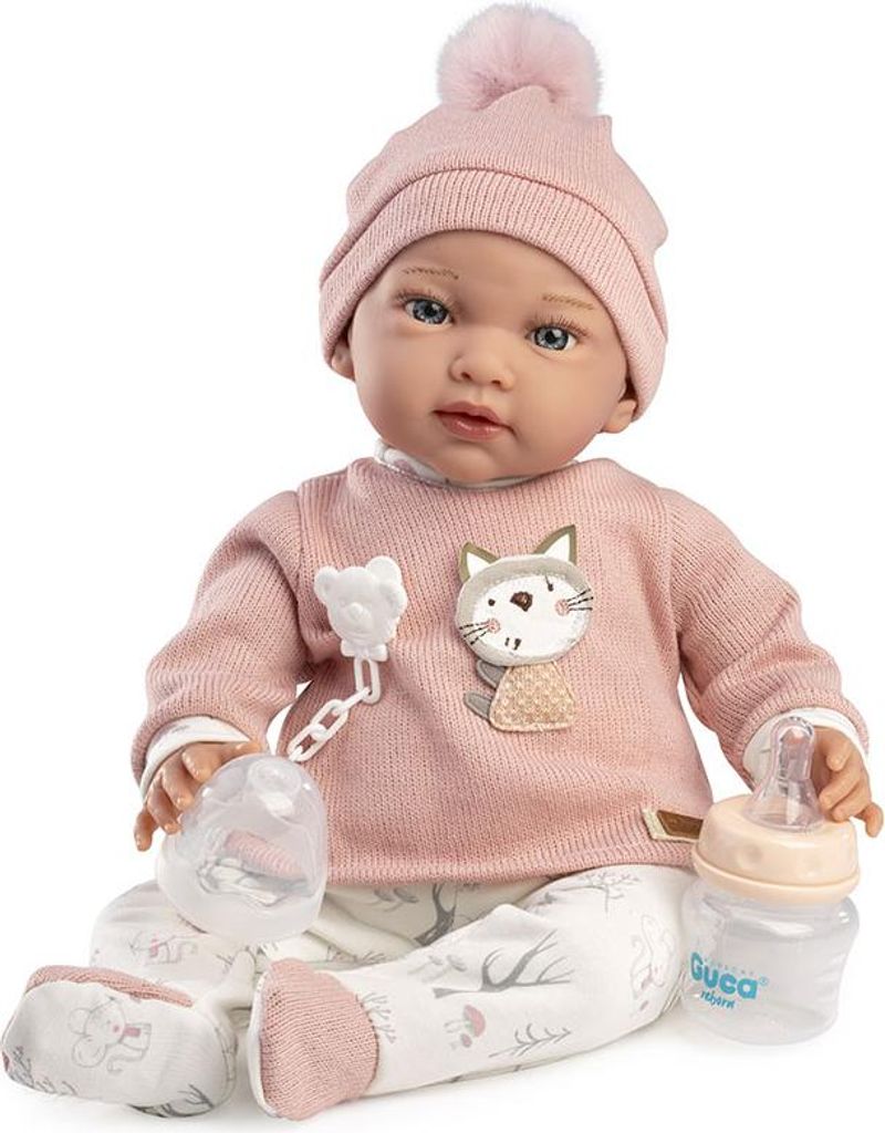 MuÑecas Guca Ada Puppe Rosa Rosa One Size