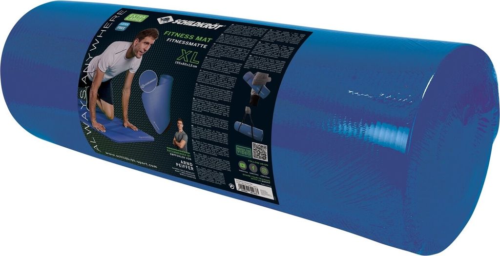 SCHILDKRÖT FITNESS MATTE DE FITNESS XL, (15mm, blue), avec Image du produit 