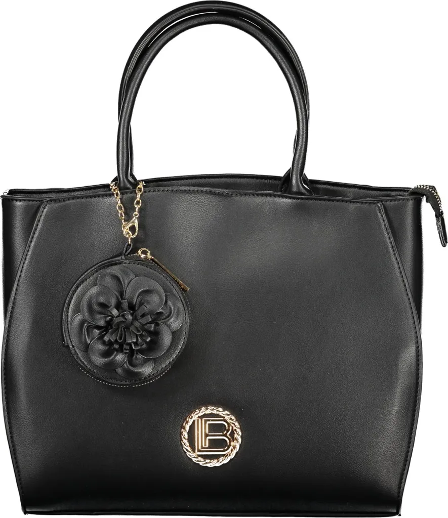 Borsa Nera Pratica Tracolla Larga | Donna con Portamonete Esterno