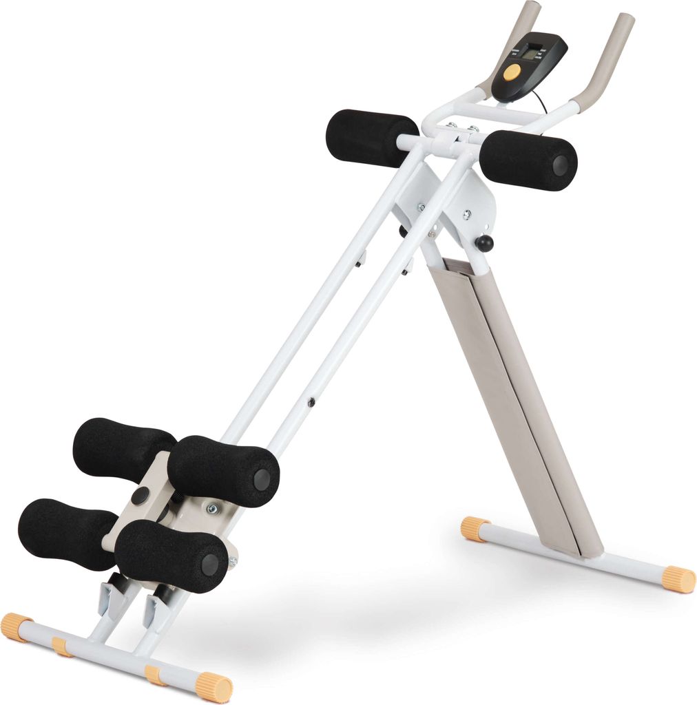 SportPlus Bauchtrainer, Bauchtrainer für Zuhause, Bauchtrainer Bank, Bauchtrainer Gerät, Sit Up Bank, 3 Trainingswinkel, klappbar, Rückentrainer...