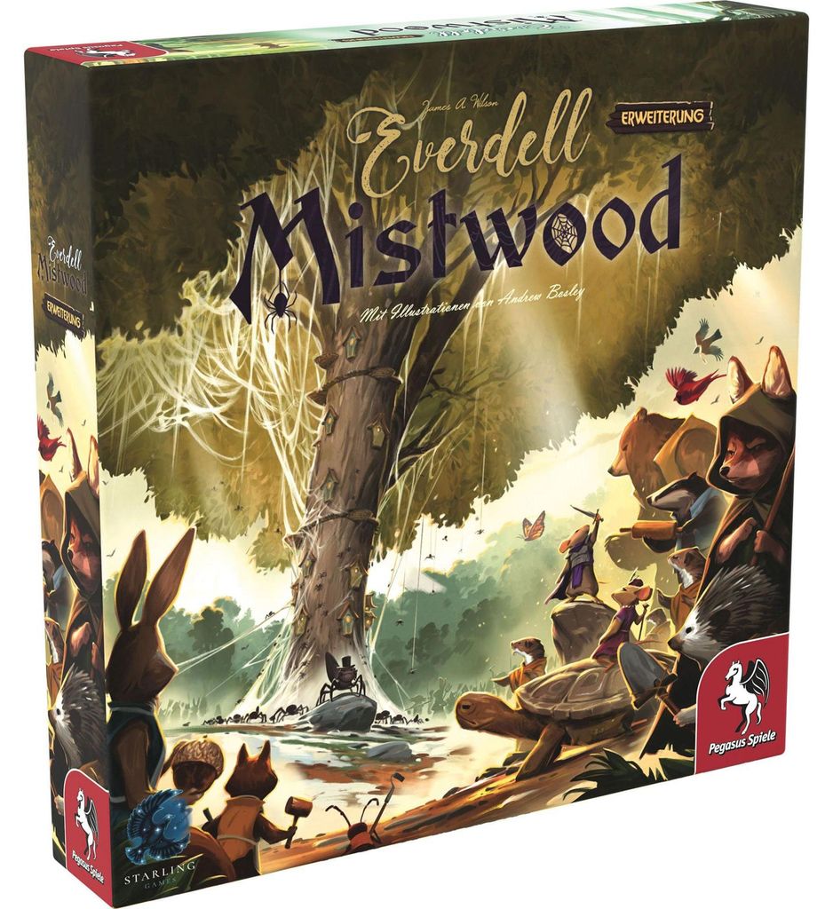 Pegasus Everdell: Mistwood, Brettspiel-Erweiterung, Reisen/Abenteuer, 10 Jahr(e)