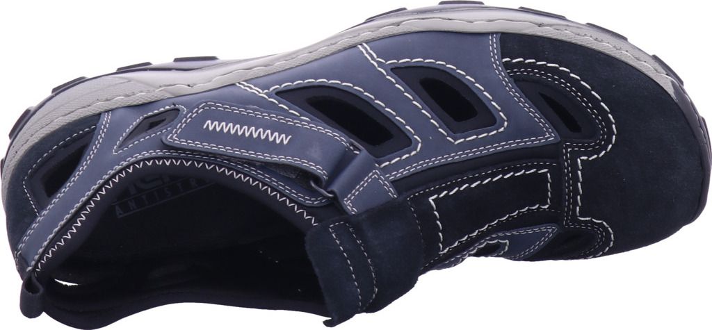 Rieker Herren Klett Halbschuh durchbrochen dunkelblau 44 Produktbild 102