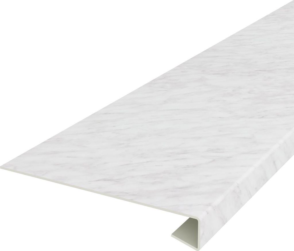 Vilo PVC Fensterbank Renovierungsabdeckung - Auflage für vorhandene Fensterbretter - Wasserfest - T x L | 38 cm x 2m Marmor