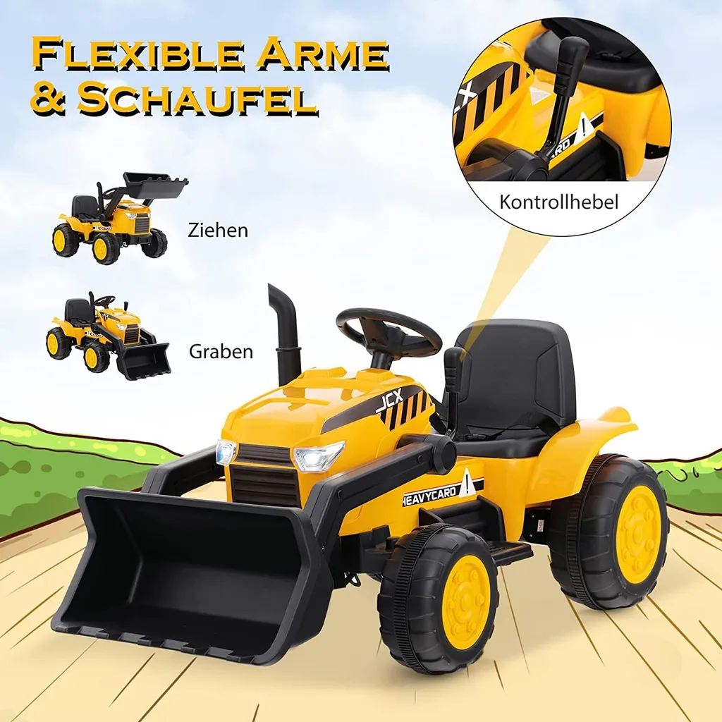 Pelle Excavatrice Électrique 12V : Sécurité et Démarrage Progressif