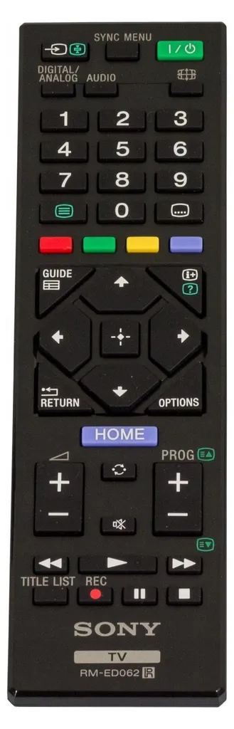 Télécommande Sony RM-ED062 avec Touches de Navigation Fluide et Rapide