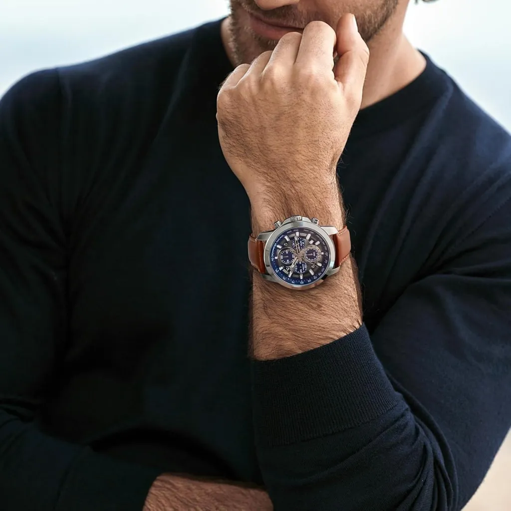 Orologio Cronografo Uomo Quarzo: Eleganza Impermeabile per Lavoro e Tempo Libero - 6