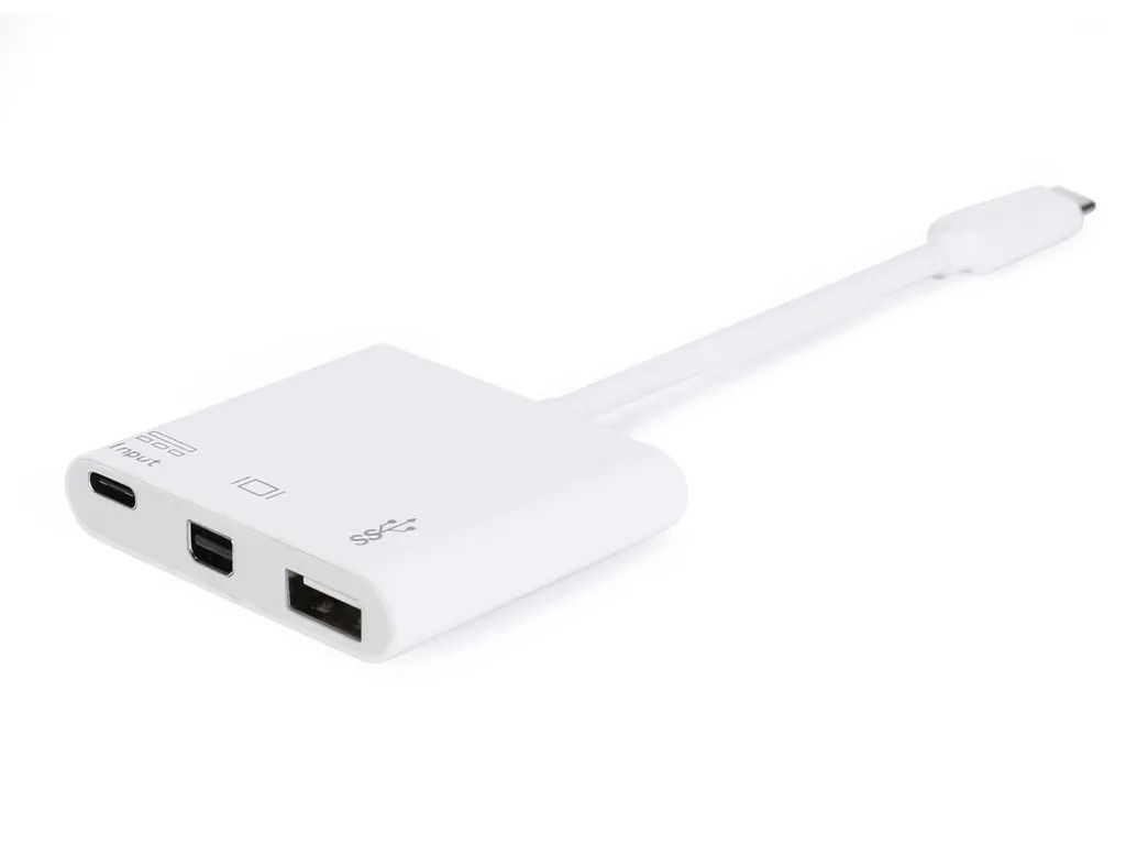 Adaptateur USB-C pour Écran Mini DisplayPort - Charge PD et USB 2.0