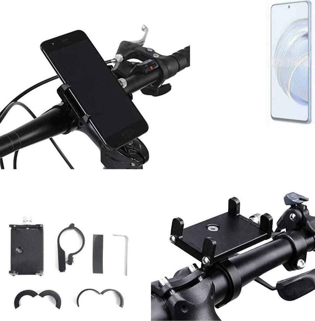 K-S-Trade Handyhalterung für das Fahrrad kompatibel mit Huawei Nova 10 Youth Edition Halter Lenkstange Fahrradhalterung Motorrad Bike Mount
