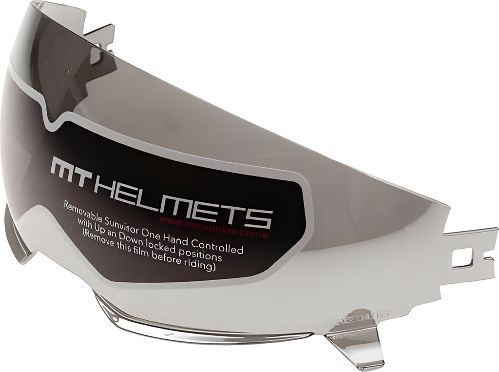 MT Helmets Visier District / Streetfighter silber kompatibel mit MT Helmets