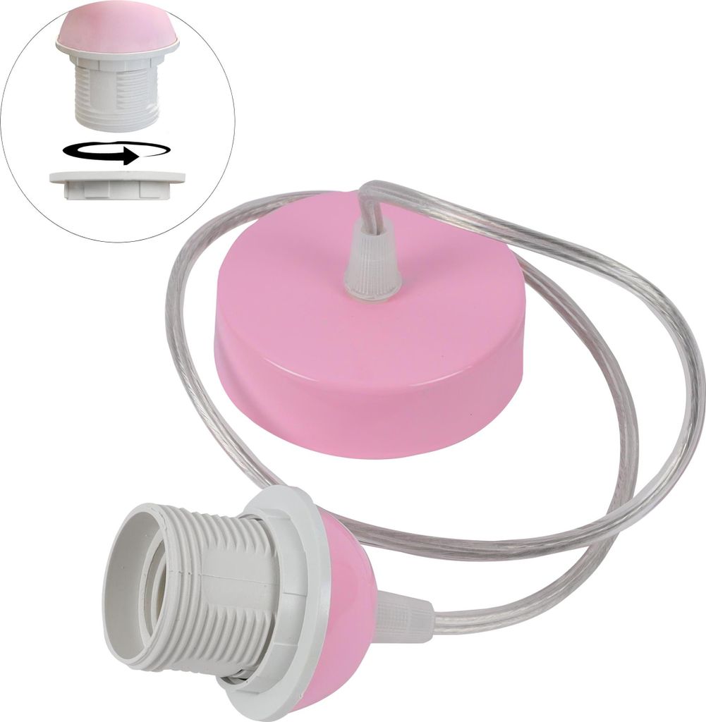 Flat Line 80 Pink Cone Bowl 50 Pink-Weiss