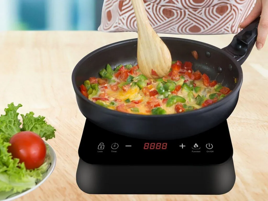 Plaque de cuisson d'appoint pour camping et studio, induction 2000W - 8