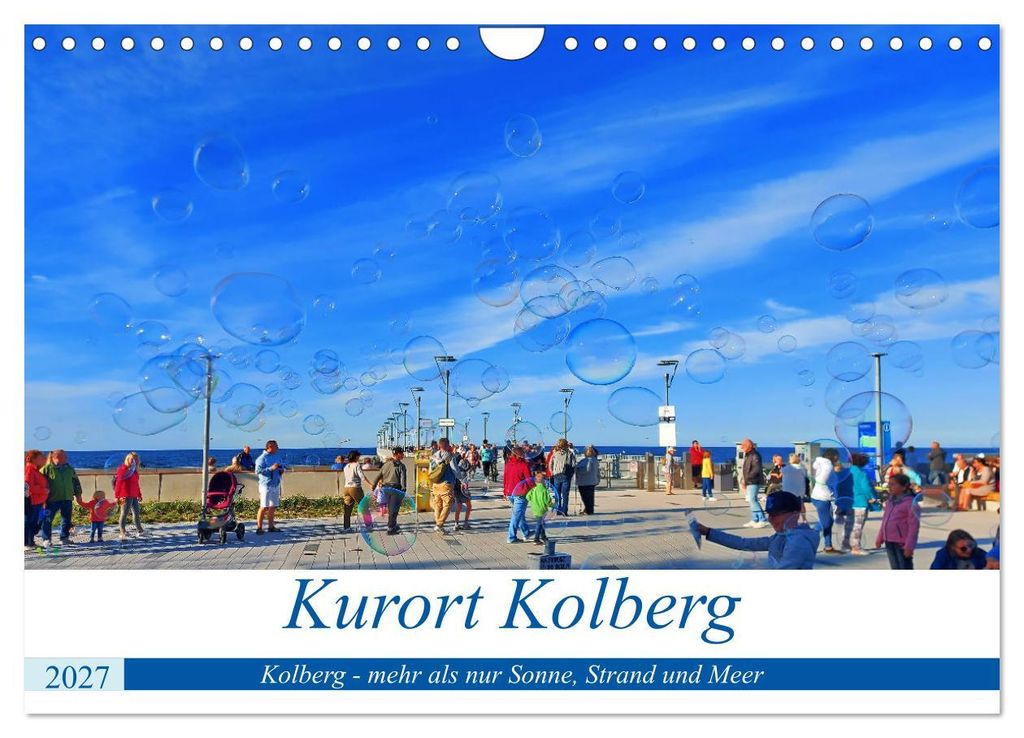 Kurort Kolberg (Wandkalender 2027 DIN A4 quer), CALVENDO Monatskalender