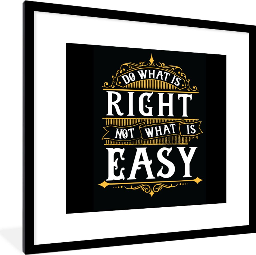 MuchoWow® MuchoWow® Gerahmtes Poster Motivation - Zitat - Produktbild 