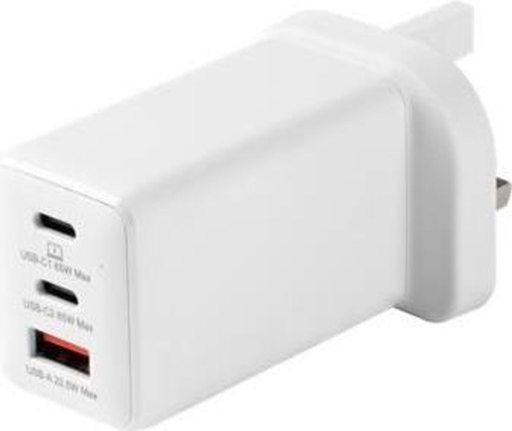 eSTUFF INFINITE USB-C Charger UK PD 67W GaN. 2 x USB-C - 1 x (ES636067-BULK)
