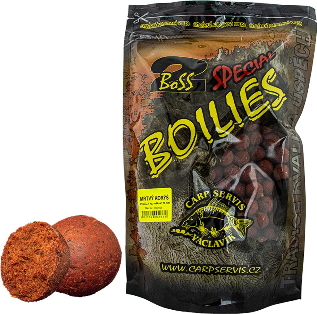 Karpfen Servis Václavík boilies Boss2 Special Dead Cory 16mm 2016