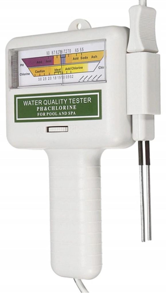Pooltester pH Chlor Messgerät Wassertester für Pool Jacuzzi Aquarium Wasseranalyse