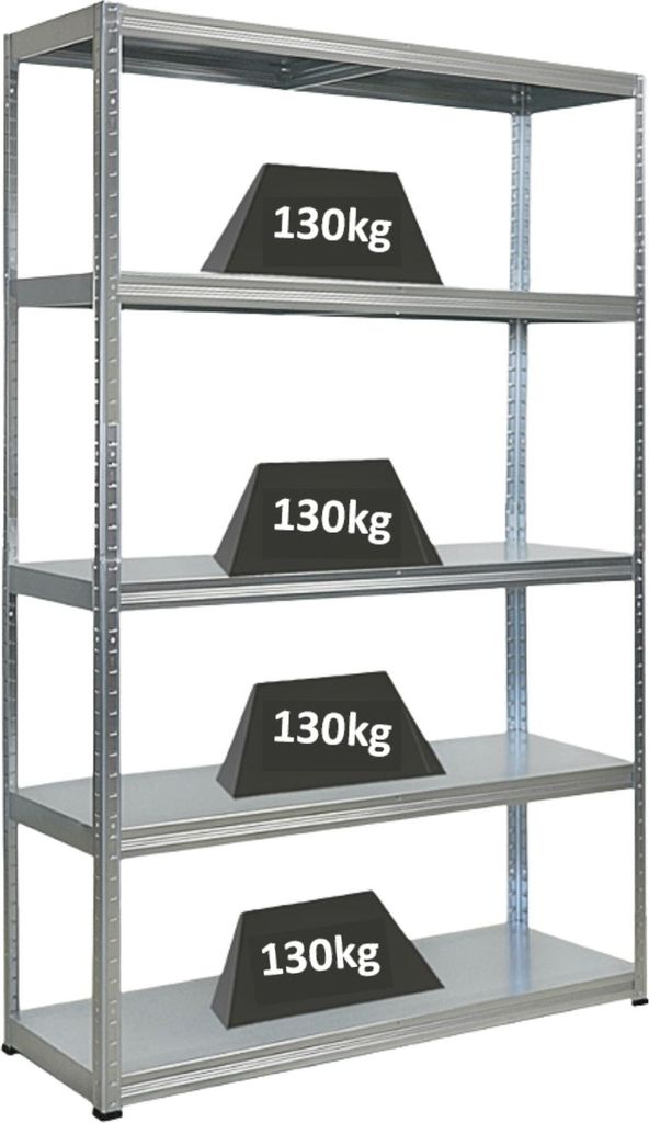 Schwerlastregal Steel Eagle  | HxBxT 180x120x40 cm |  Produktbild 