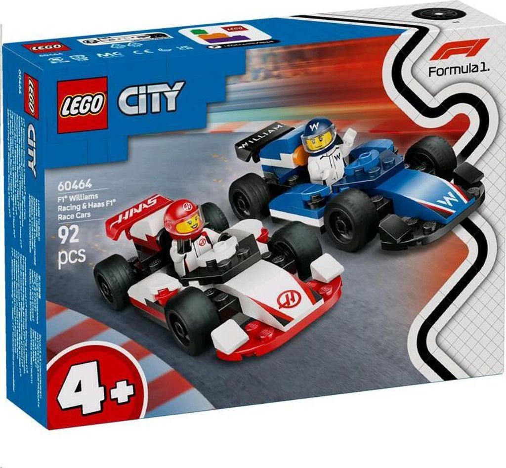 LEGO City Pretekárske autá F1® Williams Racing a Haas F1®, Obrázok produktu 