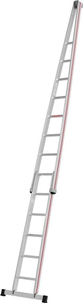 Hymer Glasreinigerleiter mit Wandlaufrollen 18 Sprossen Produktbild 