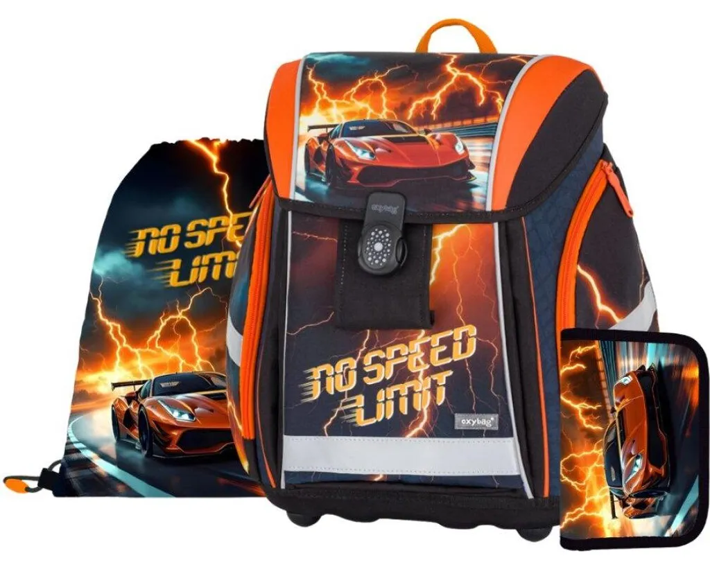 Kit scolaire OXYBAG Premium Light Car 2 avec cartable et accessoires
