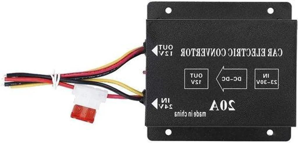 Convertisseur de courant 12V anti-surcharge pour réseau électrique 24V