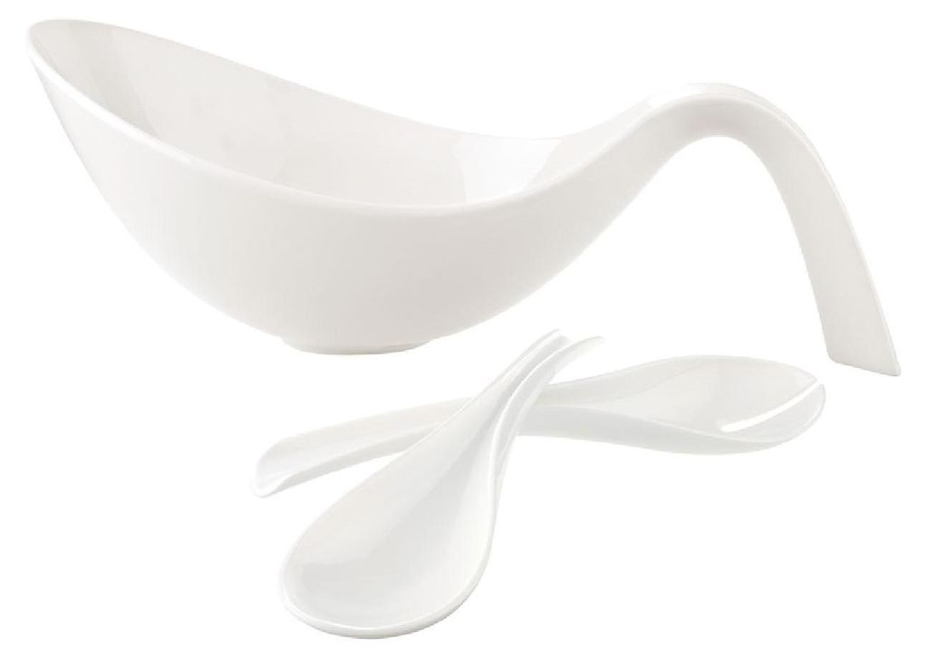 Villeroy & Boch Flow, Salatschüssel, Melamin, Porzellan, Produktbild 
