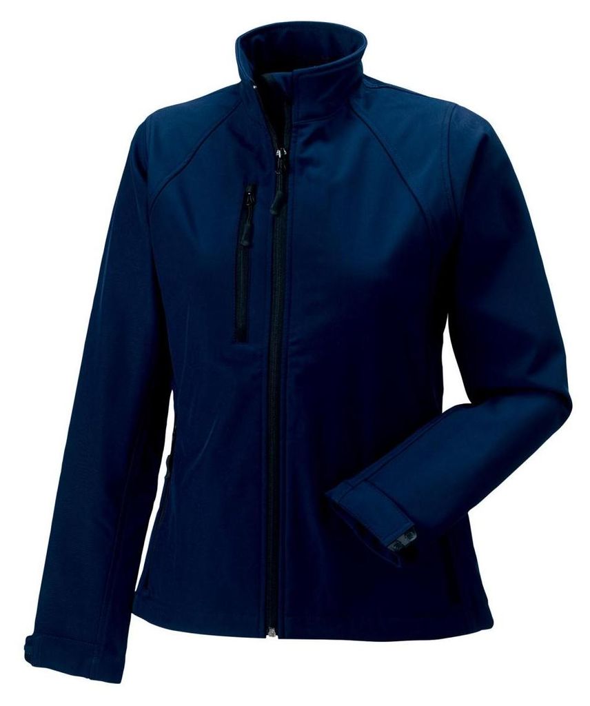 Jerzees Colours Damen Softshell Jacke Wind und Wasser abweisend FK688 (4XL) (Marineblau)