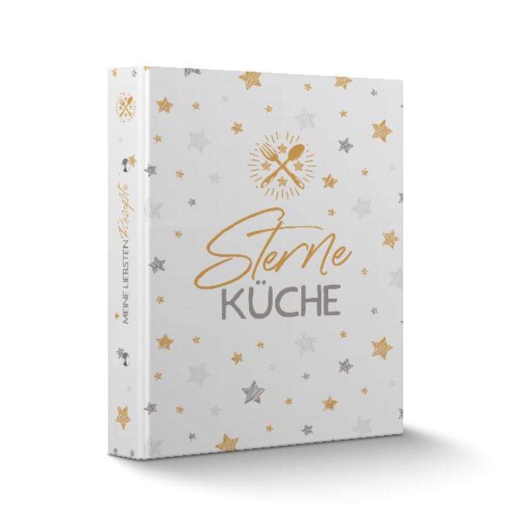 itenga Rezeptordner DIN A5 STERNEKÜCHE weiß