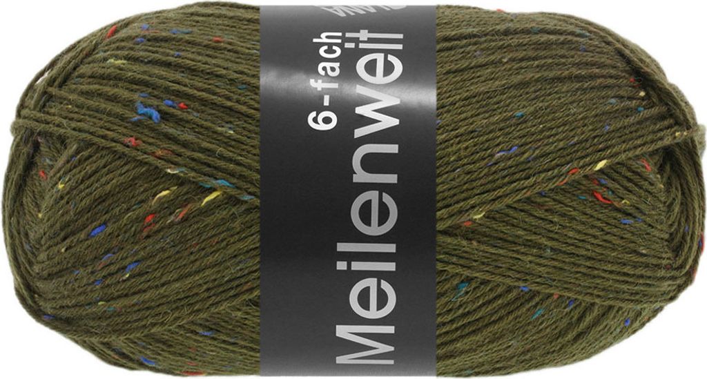Lana Grossa MEILENWEIT 150 g TWEED 6 veli 390 m colore 9248 Immagine del prodotto 