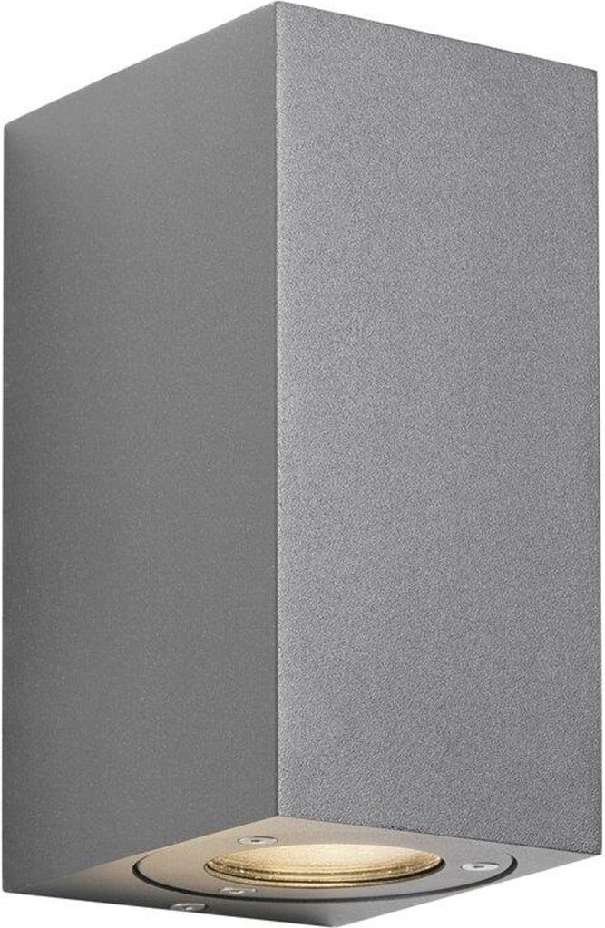 Canto Maxi Kubi 2 Wandleuchte Outdoor Grau