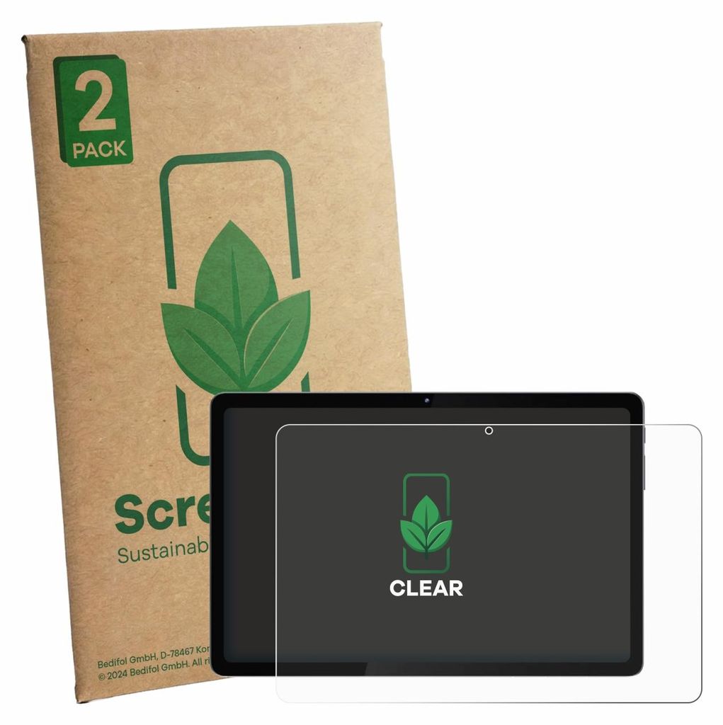 2x ScreenLeaf Schutzfolie für Green Lion G-30 Ultra nachhaltiger Displayschutz Display Schutz Folie Klar Transparent