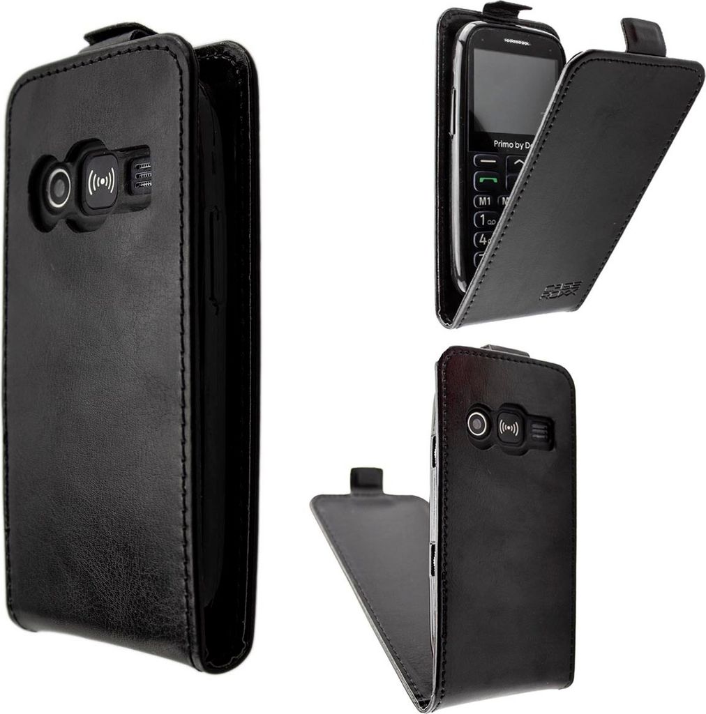 caseroxx Handy Hülle Flip Cover kompatibel mit Doro 366, Smartphone Tasche Flip Cover