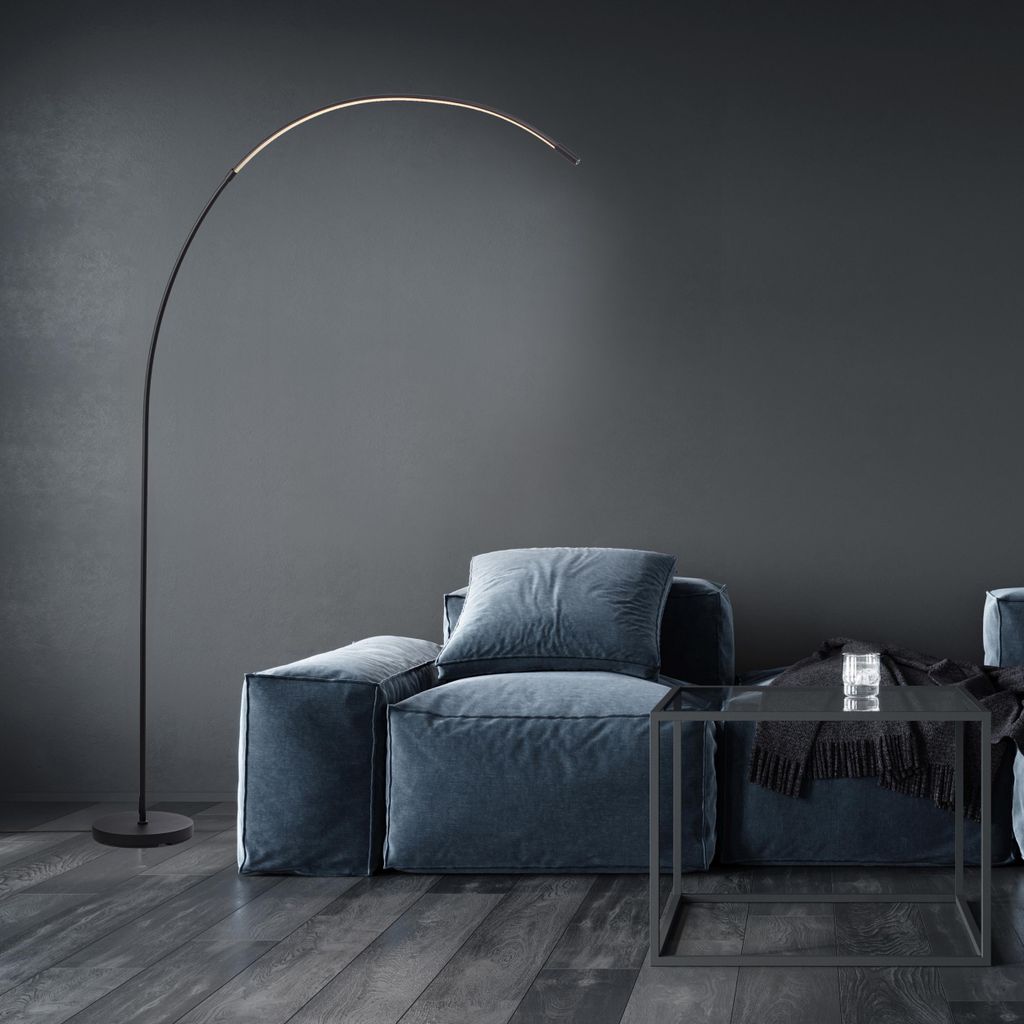 LED Bogenlampe, 170 cm, 1300 lm, 3000-6500 K, dimmbar, CCT, Produktbild 