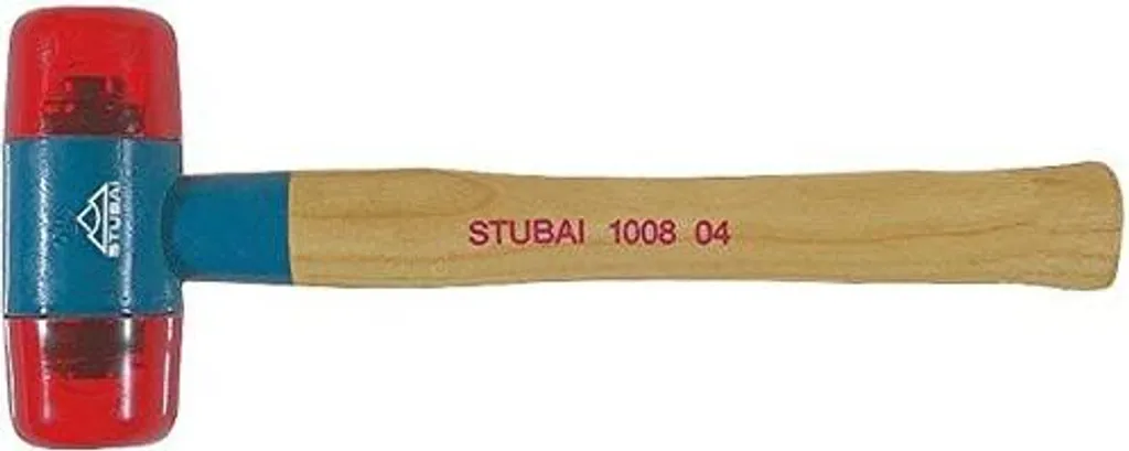 Maillet de protection de 60 mm STUBAI coloris rouge pour atelier