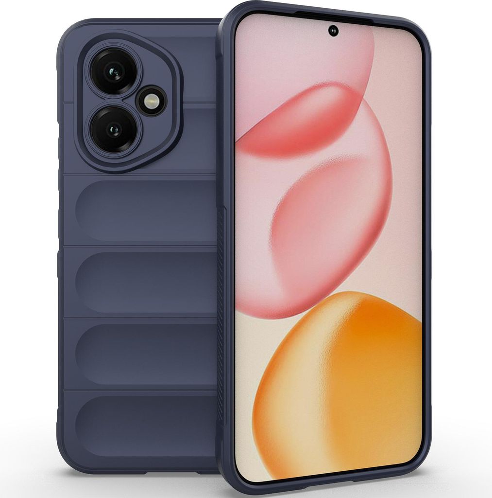 Handyhülle für Honor 40 Weich TPU Silikon Stossfest Anti-rutsch Hülle Dunkelblau