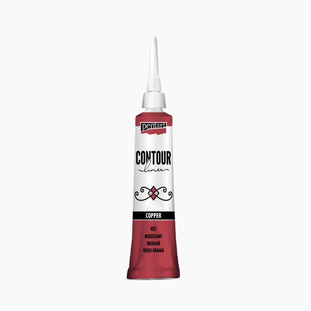 PENTART Konturenliner, 20 ml, Kupfer
