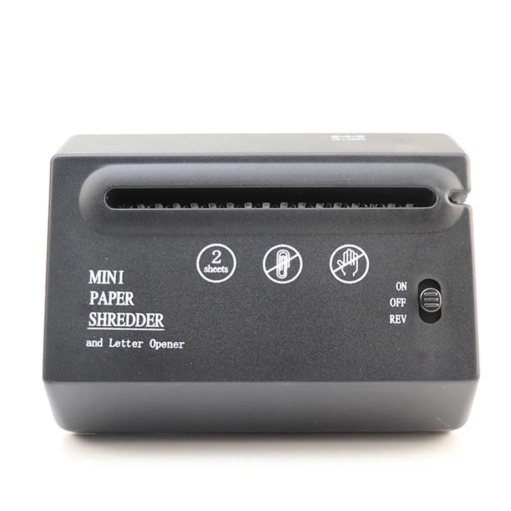 Distruggidocumenti USB Elettrico Mini Tritacarta Automatico per Ufficio - 3