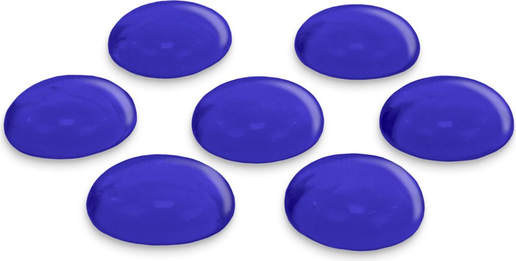 GLOREX 6 8601 306 GLOREX Muggelsteine blau Glasnuggets Ø Immagine del prodotto 