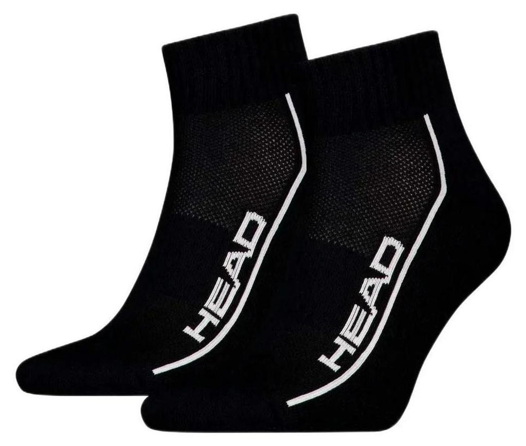 Head Racket Tennis Performance Quarter Kurze Socken 2 Paare Schwarz EU 43-46 Schwarz EU 43-46